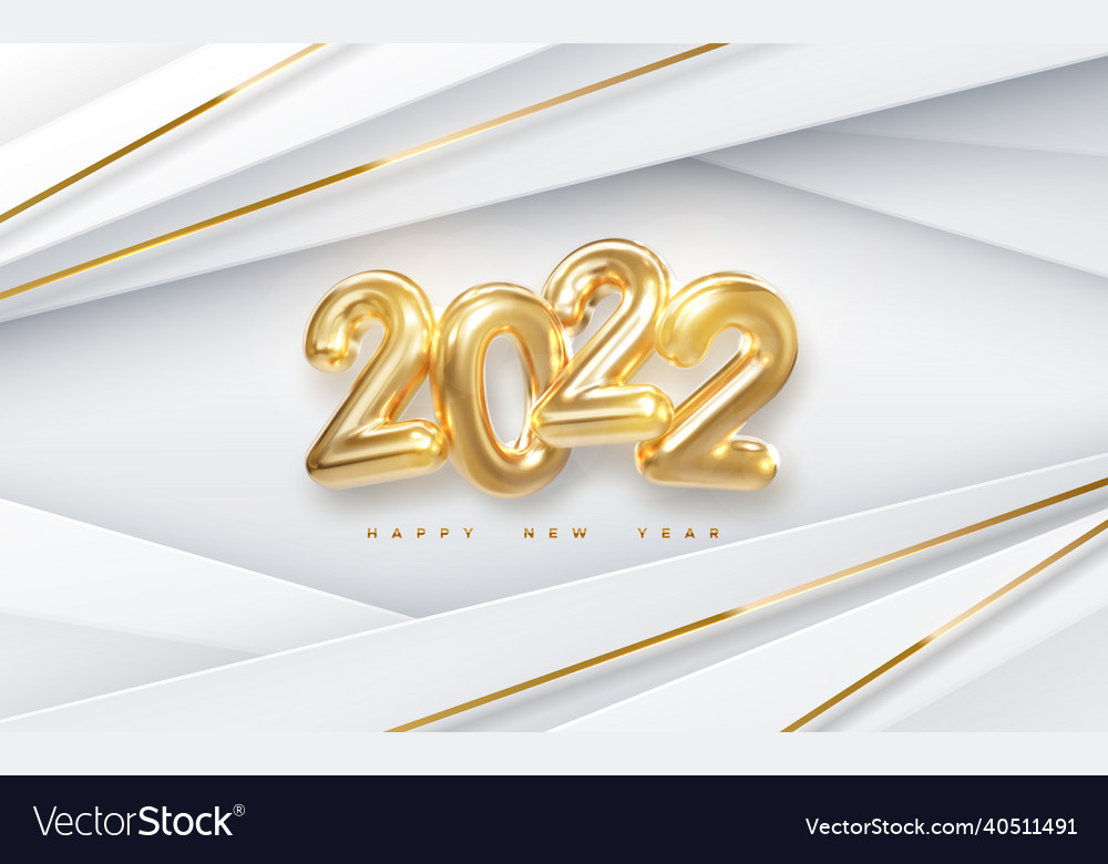 Happy New 2022 Year Holiday Royalty Free Vector Image Happy New 2022 Year Holiday Royalty Free Vector Image