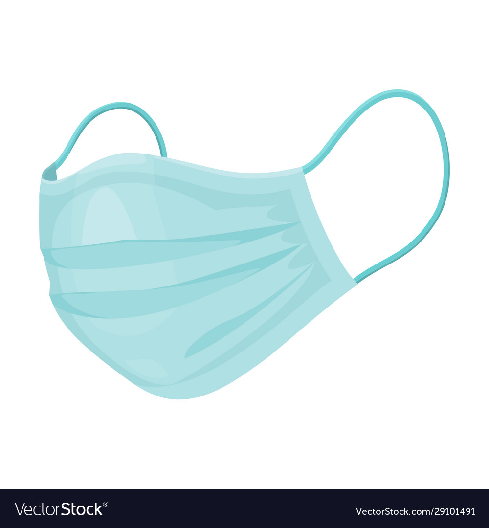 Medical mask iconcartoon icon Royalty Free Vector Image