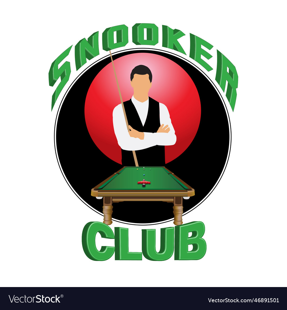 Snooker Club Royalty Free Vector Image Vectorstock