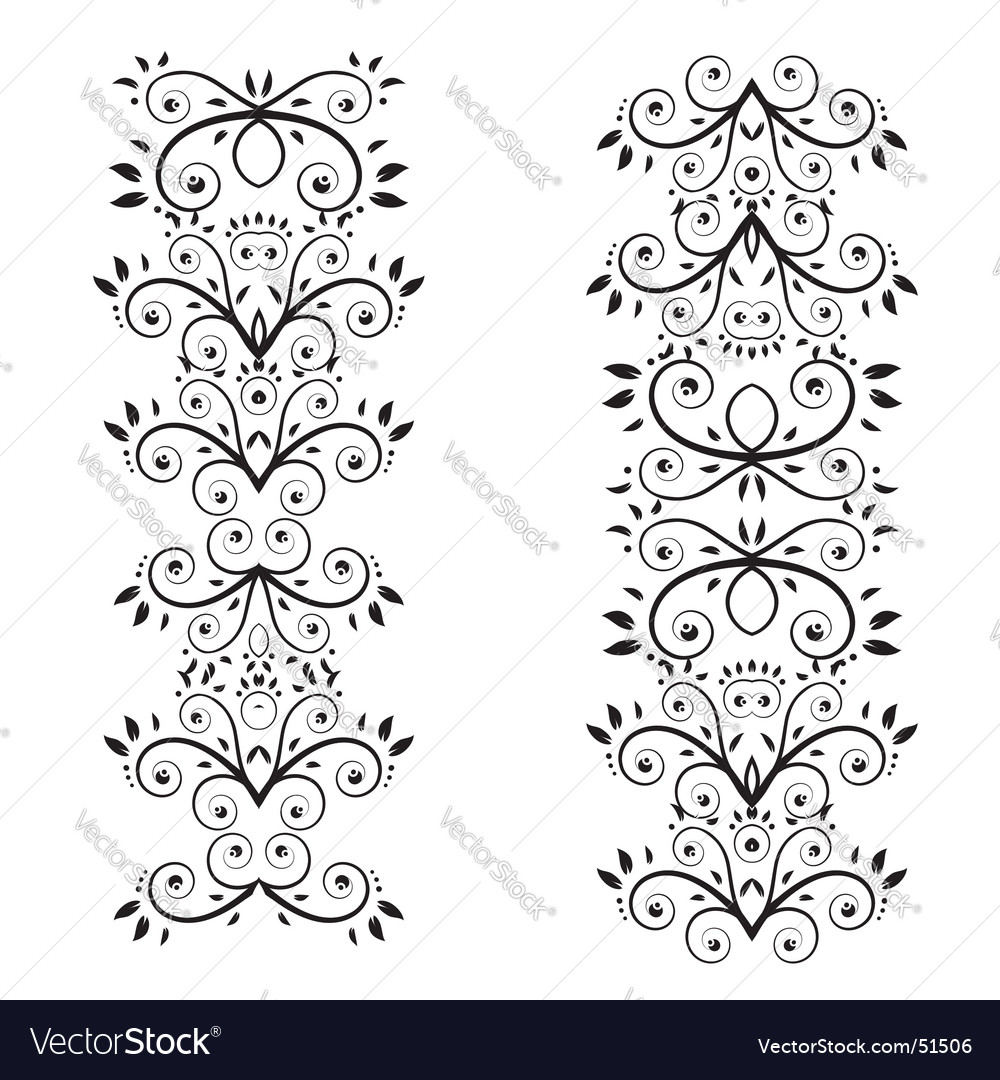 Floral Ornament Royalty Free Vector Image - Vectorstock