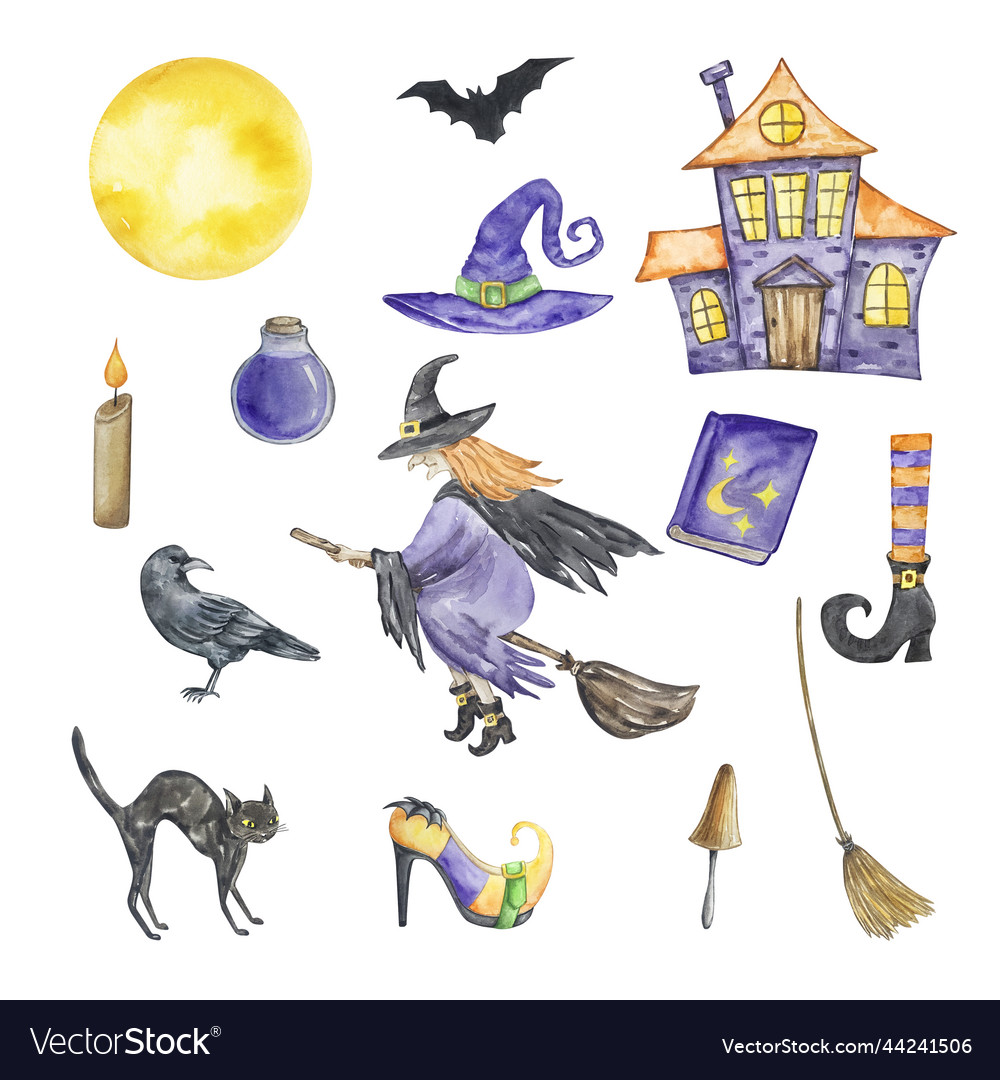 Clipart Of Crow And Moon