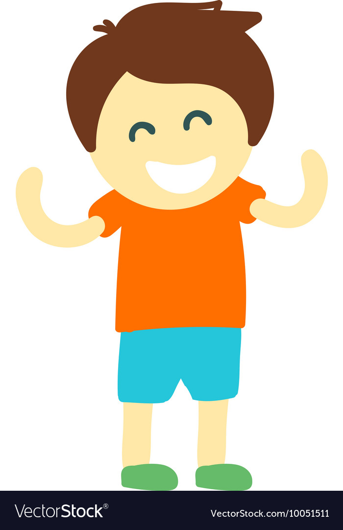 Cute boy Royalty Free Vector Image - VectorStock