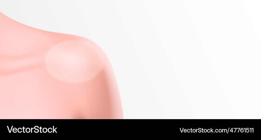 Woman shoulder beautiful Royalty Free Vector Image