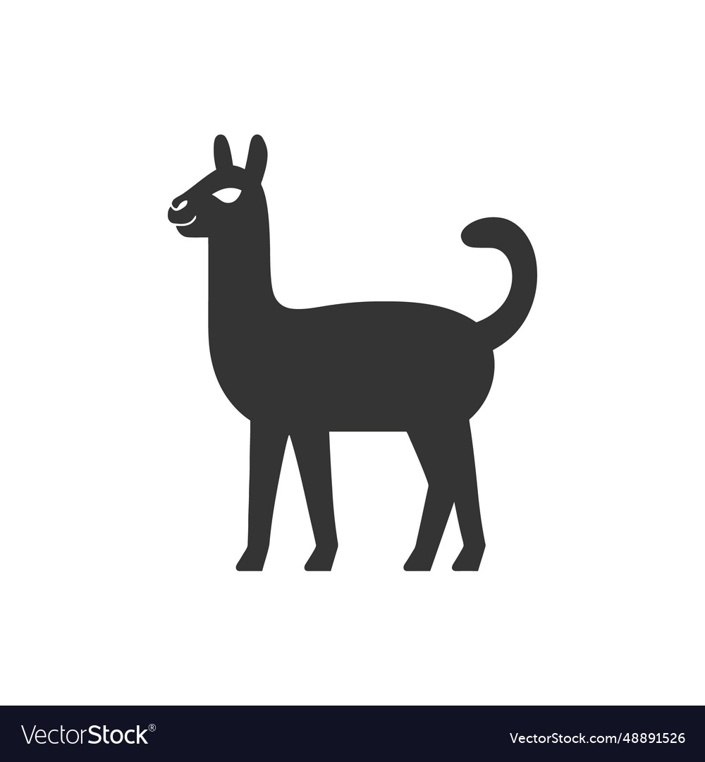 Llama icon Royalty Free Vector Image - VectorStock