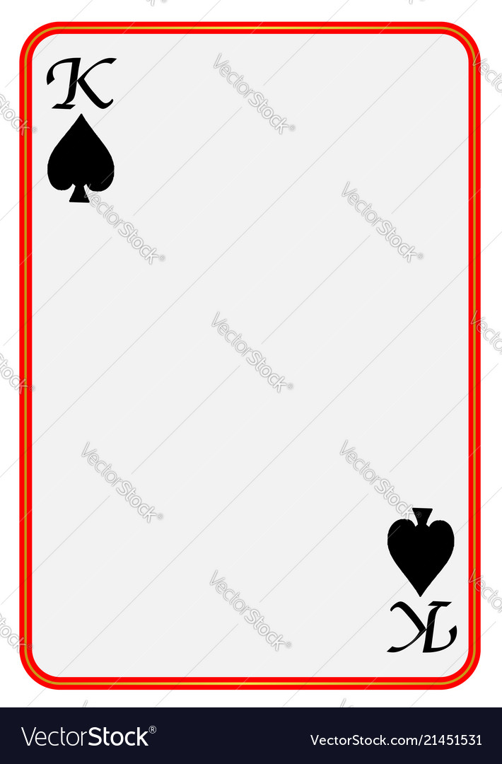 Playing Card Template - Bilscreen