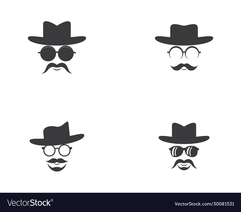 Cowboy hat symbol icon Royalty Free Vector Image