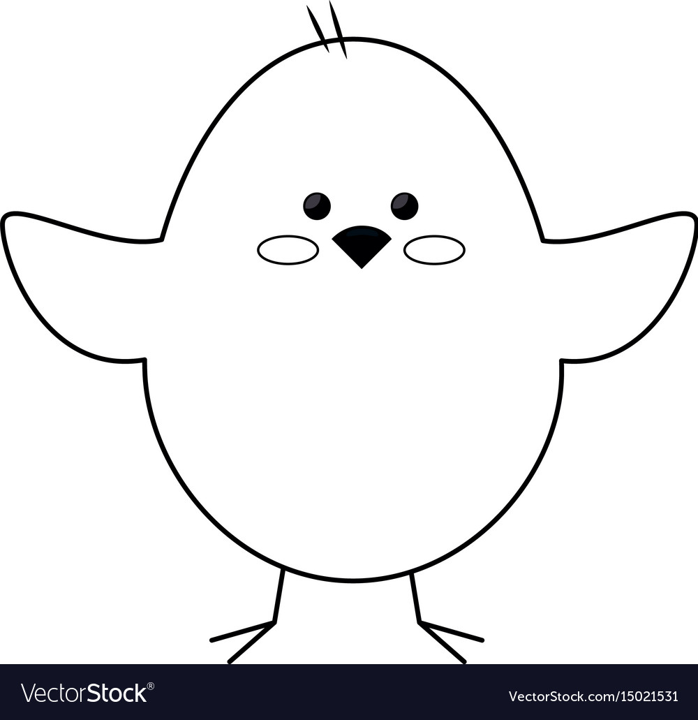 Cute chicken icon Royalty Free Vector Image - VectorStock