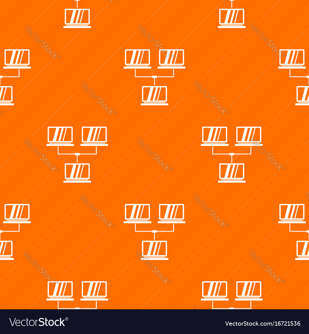Exchange of data between computers pattern Vector Image