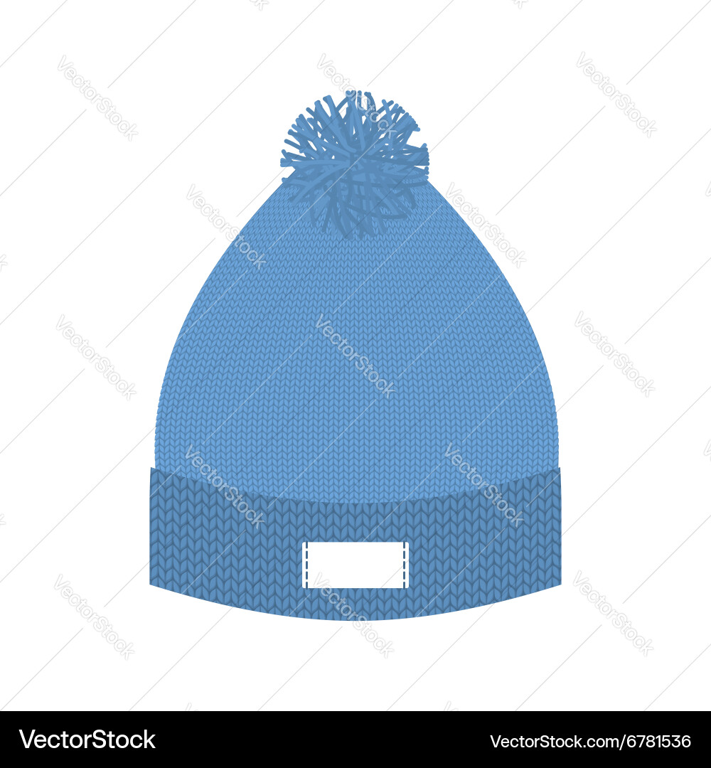 blue beanie cap