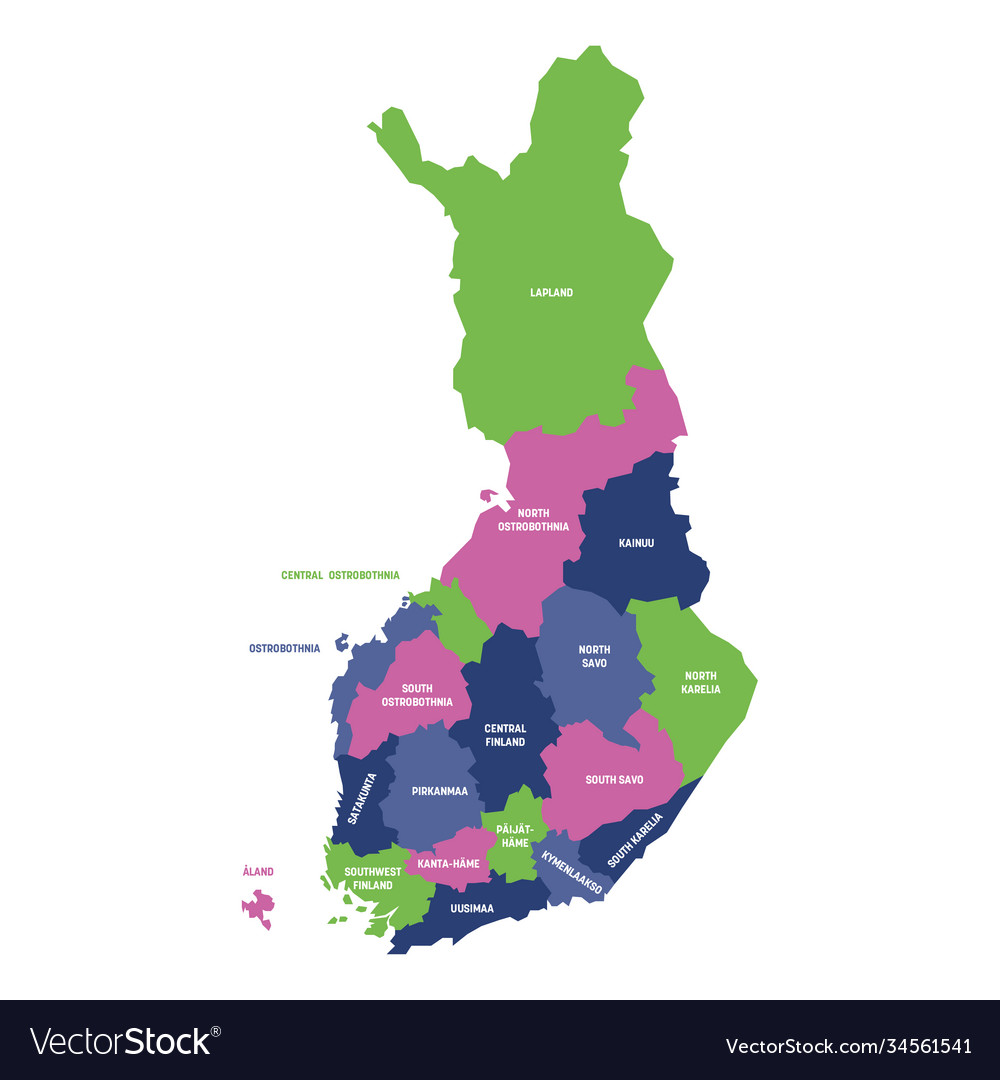 Political Map Of Finland