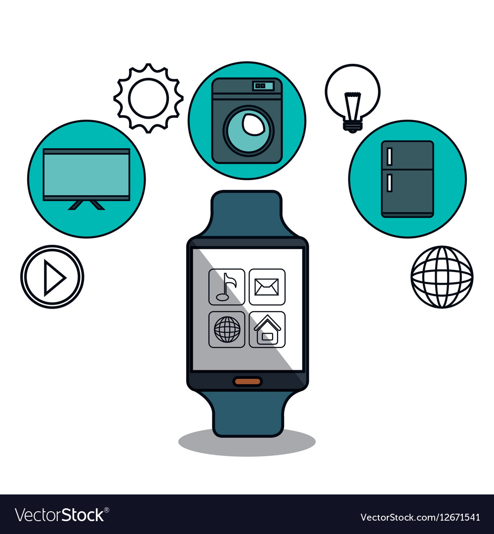 Internet of things icons Royalty Free Vector Image