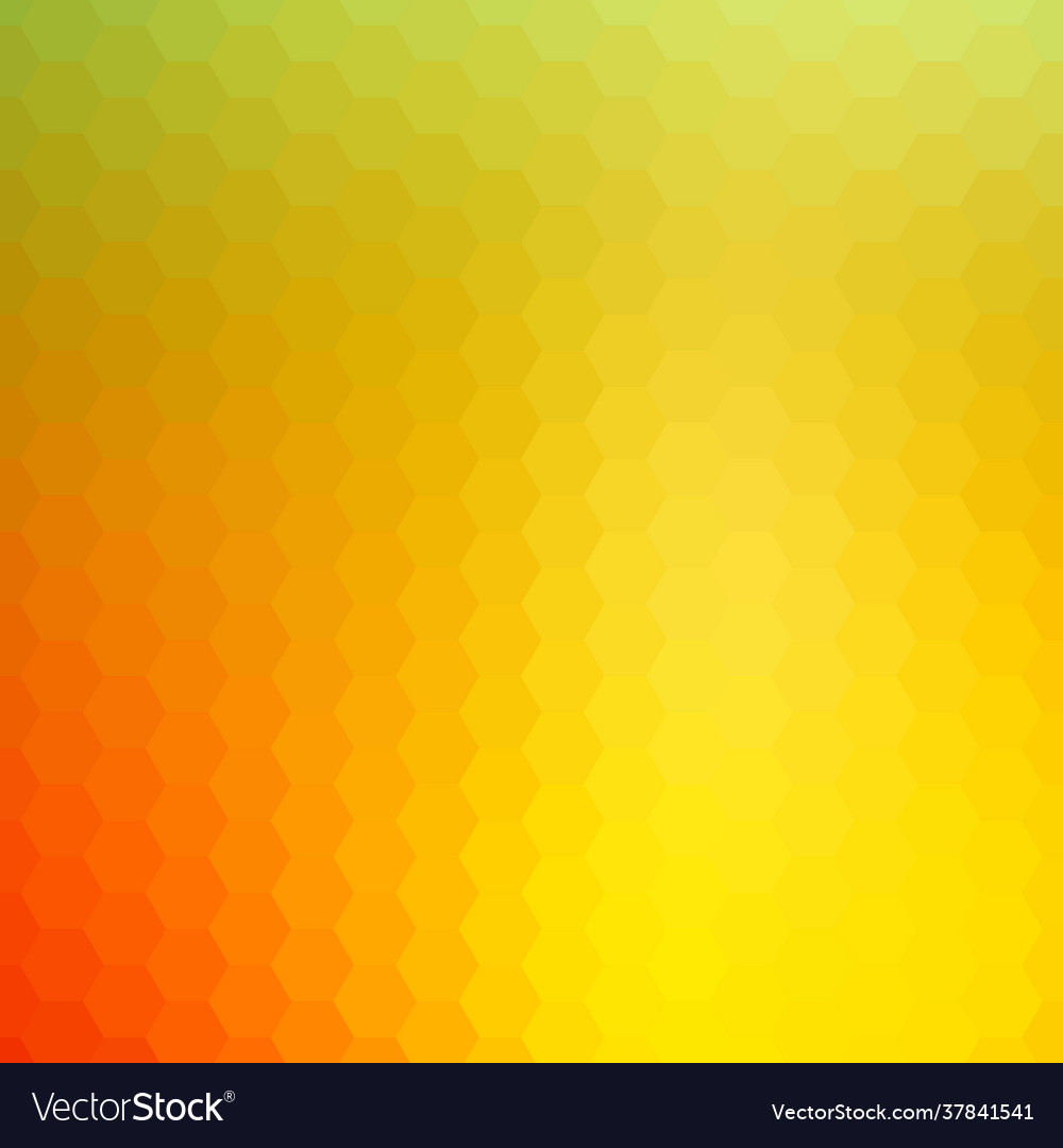 Light yellow template in a hexagonal style Vector Image