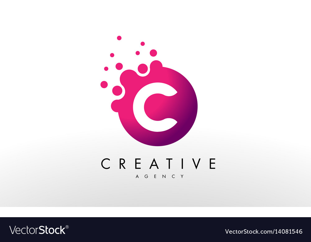 Letter c logo c letter design Royalty Free Vector Image