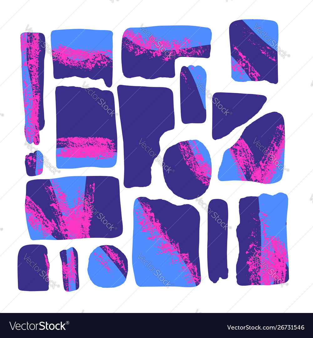 Set random design elements collection Royalty Free Vector