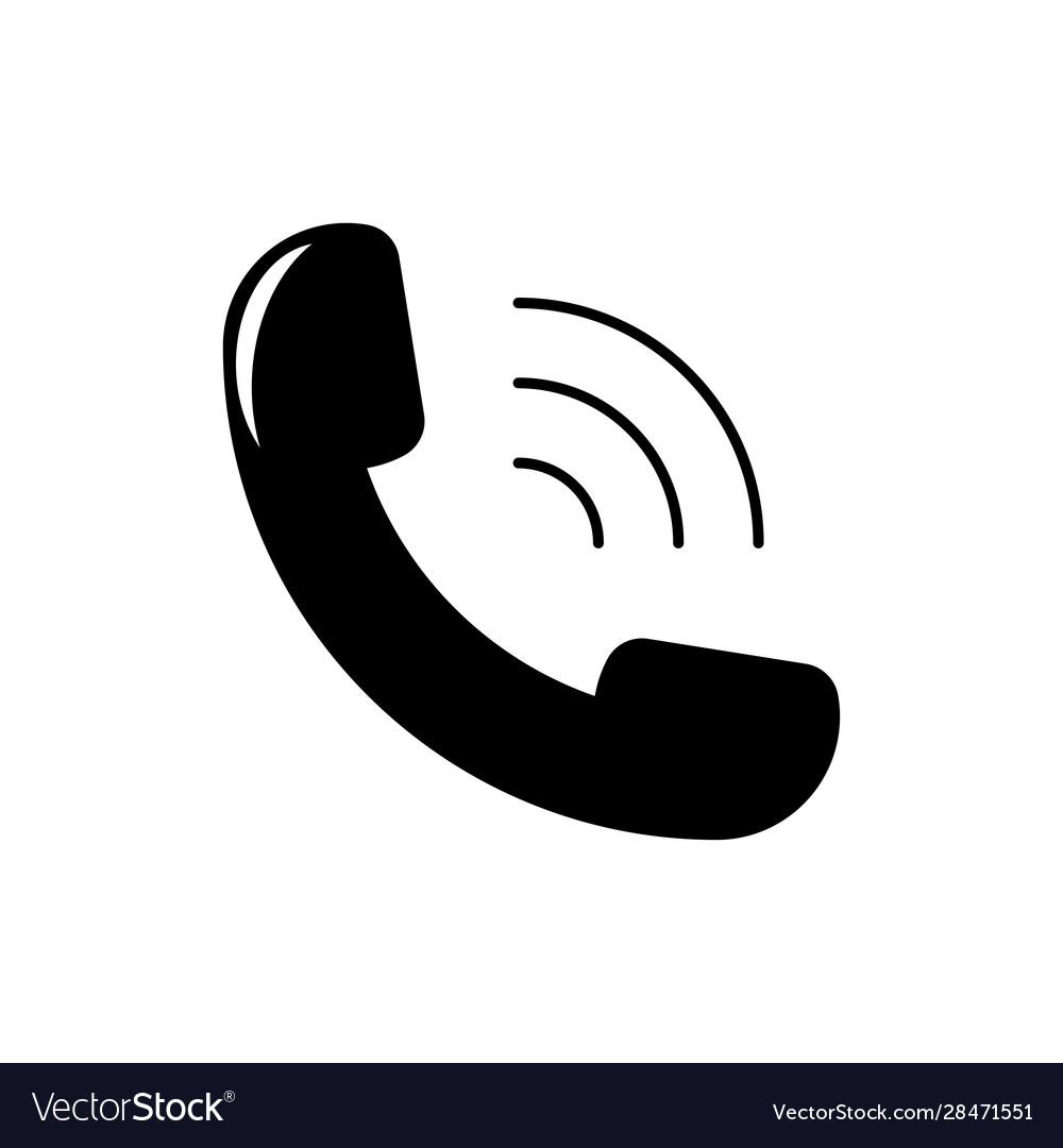 Phone icon isolated on a white background Vector Image