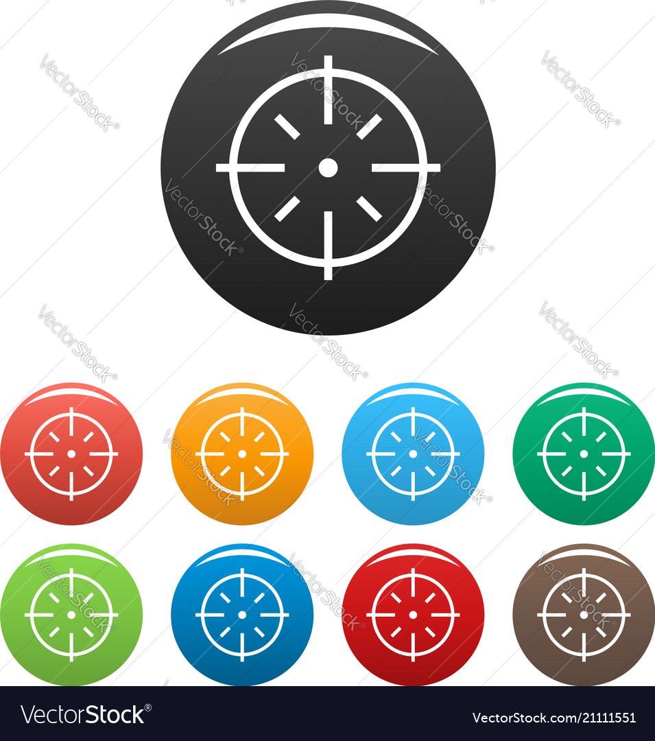 Button target. Specific target.