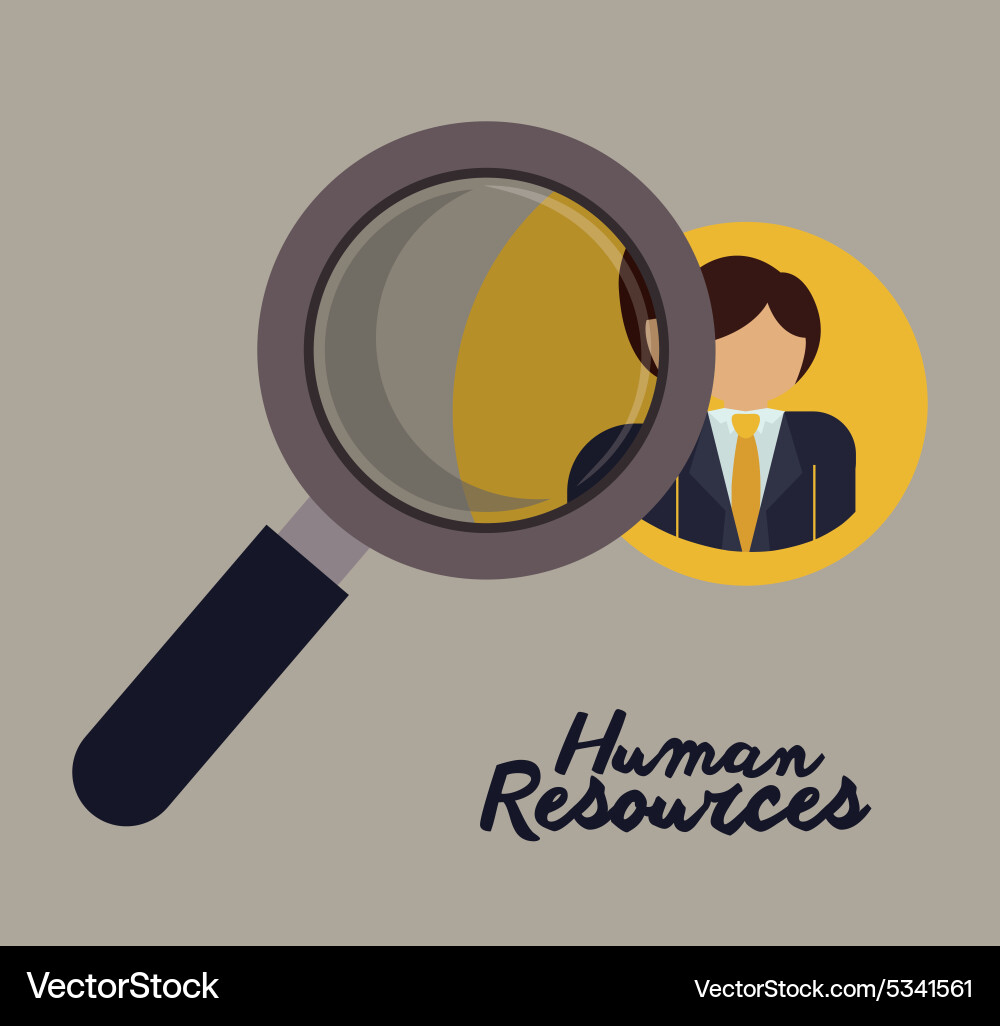 Human resources design Royalty Free Vector Image