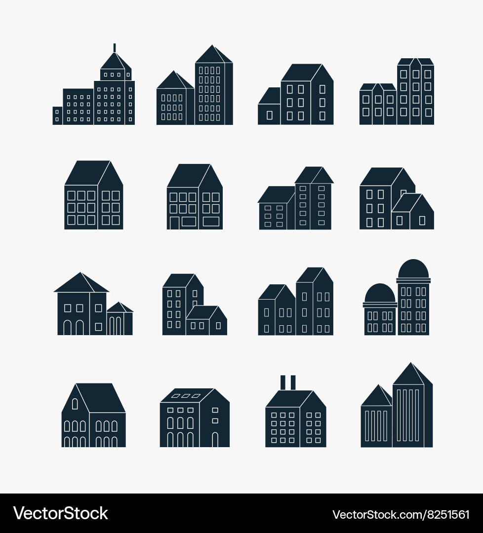 Set icons Royalty Free Vector Image - VectorStock