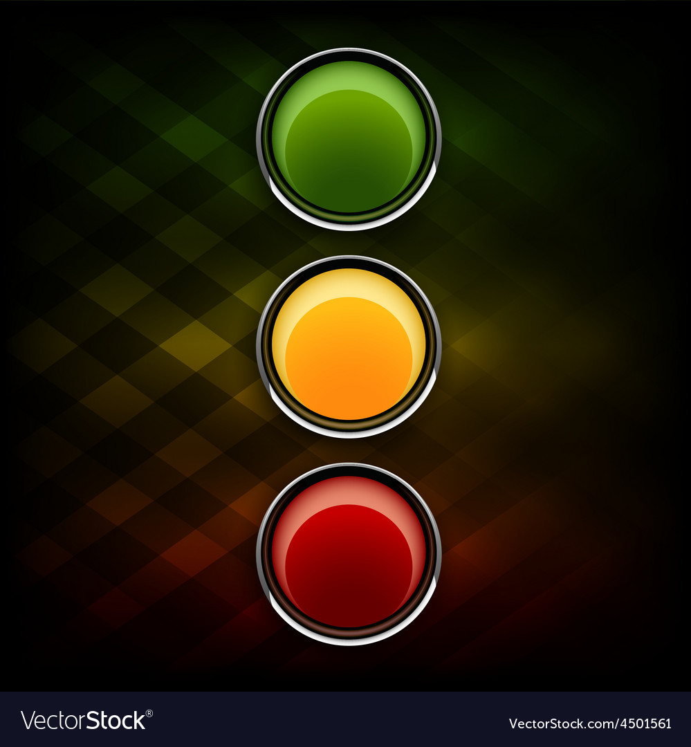 Stoplight Royalty Free Vector Image VectorStock