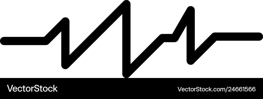 Pulse rate icon Royalty Free Vector Image - VectorStock