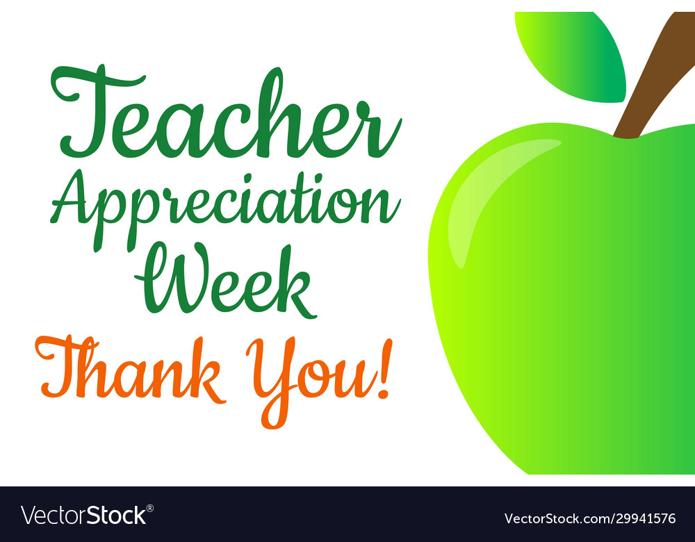 Teacher appreciation week holiday concept Vector Image