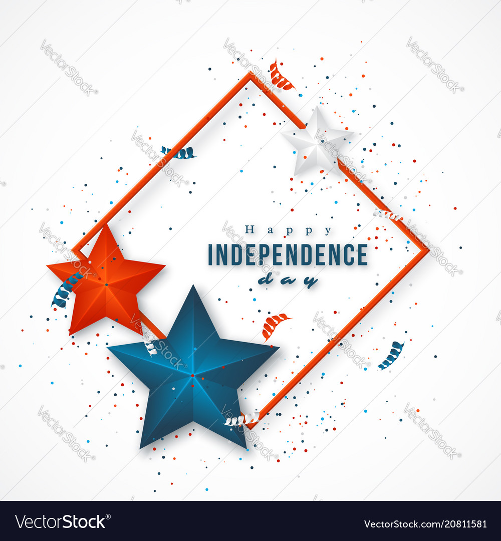 American independence day vector image American independence day