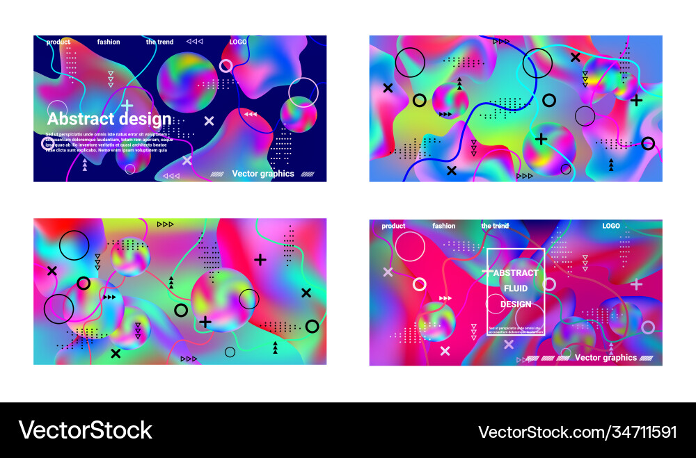 Abstract covers Royalty Free Vector Image - VectorStock