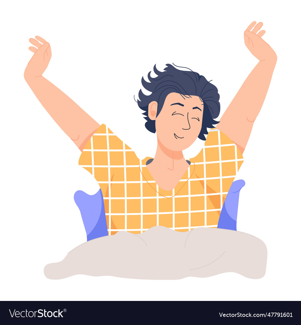 Awake up Royalty Free Vector Image - VectorStock