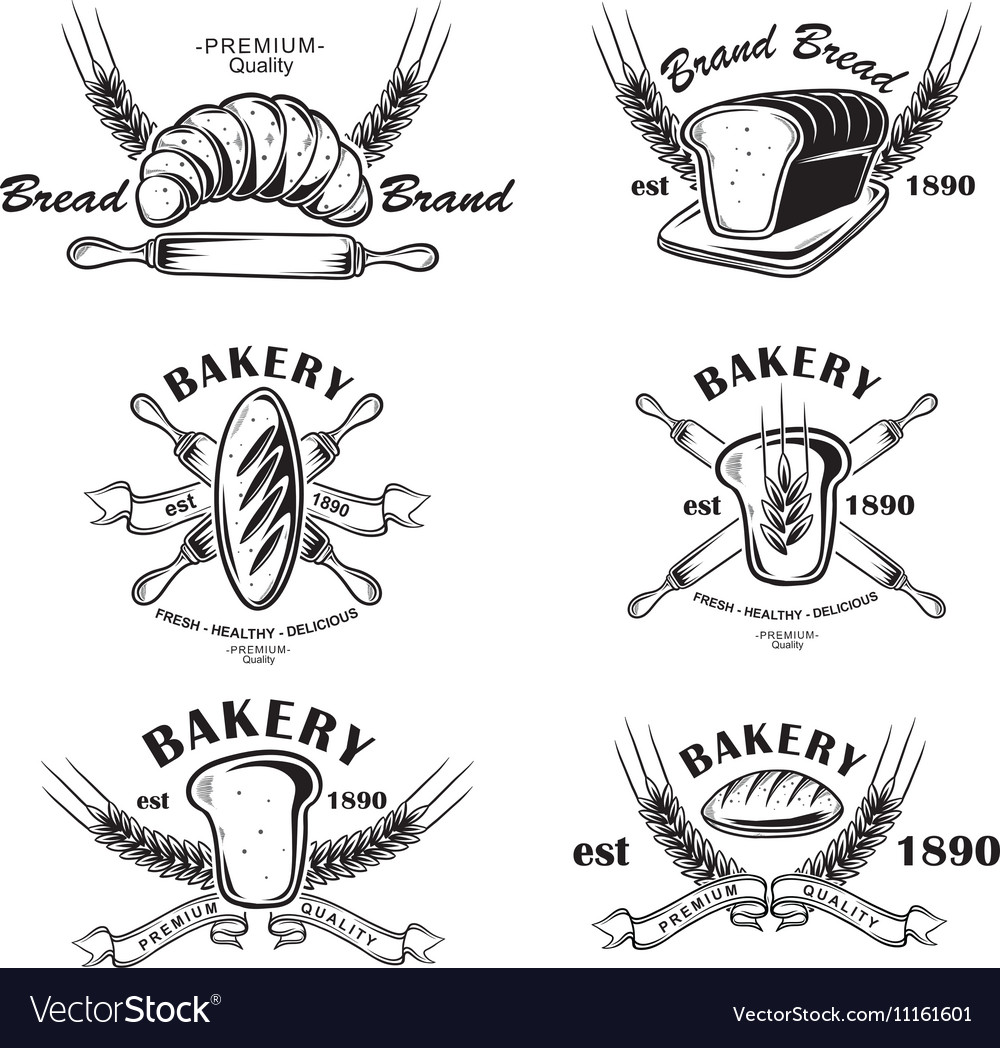 Bakery emblem Royalty Free Vector Image - VectorStock