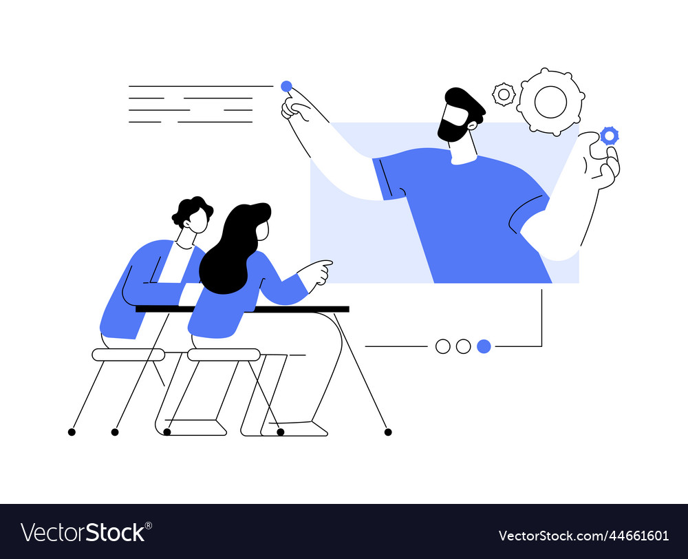 Executive jobs abstract concept Royalty Free Vector Image