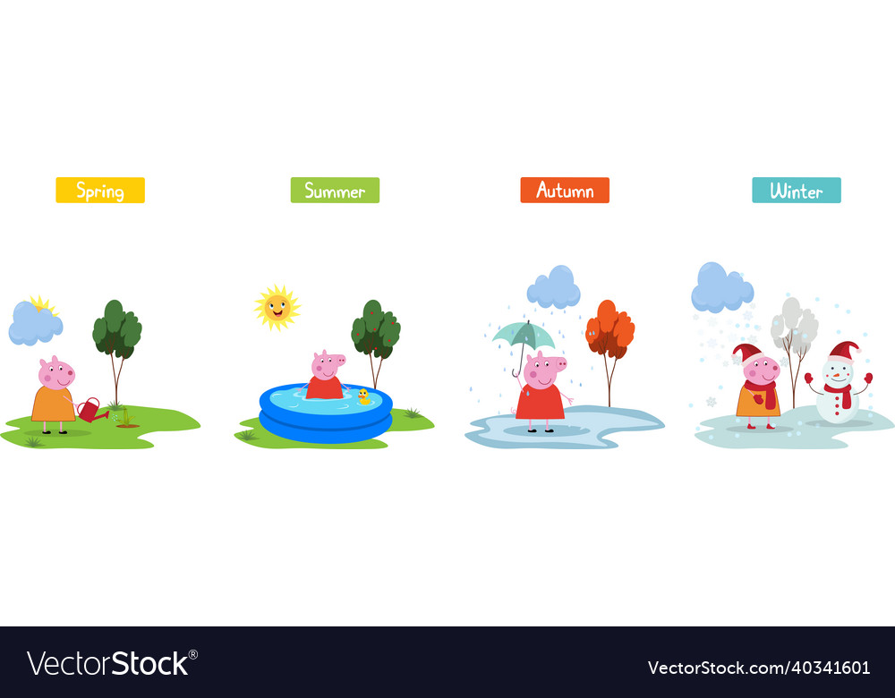 Peppa pig Royalty Free Vector Image - VectorStock