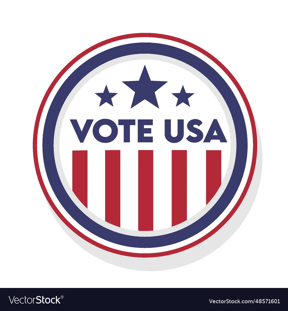 Vote for united states of america 2024 election Vector Image