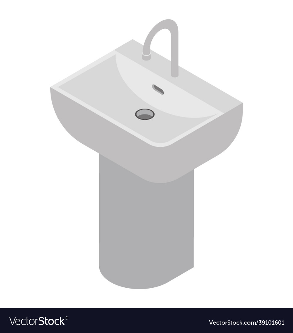 Washbasin Royalty Free Vector Image - VectorStock