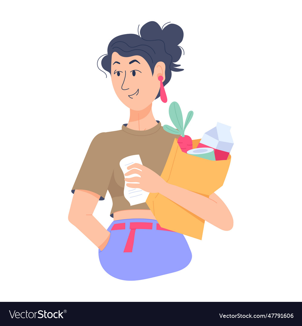 Grocery list Royalty Free Vector Image - VectorStock