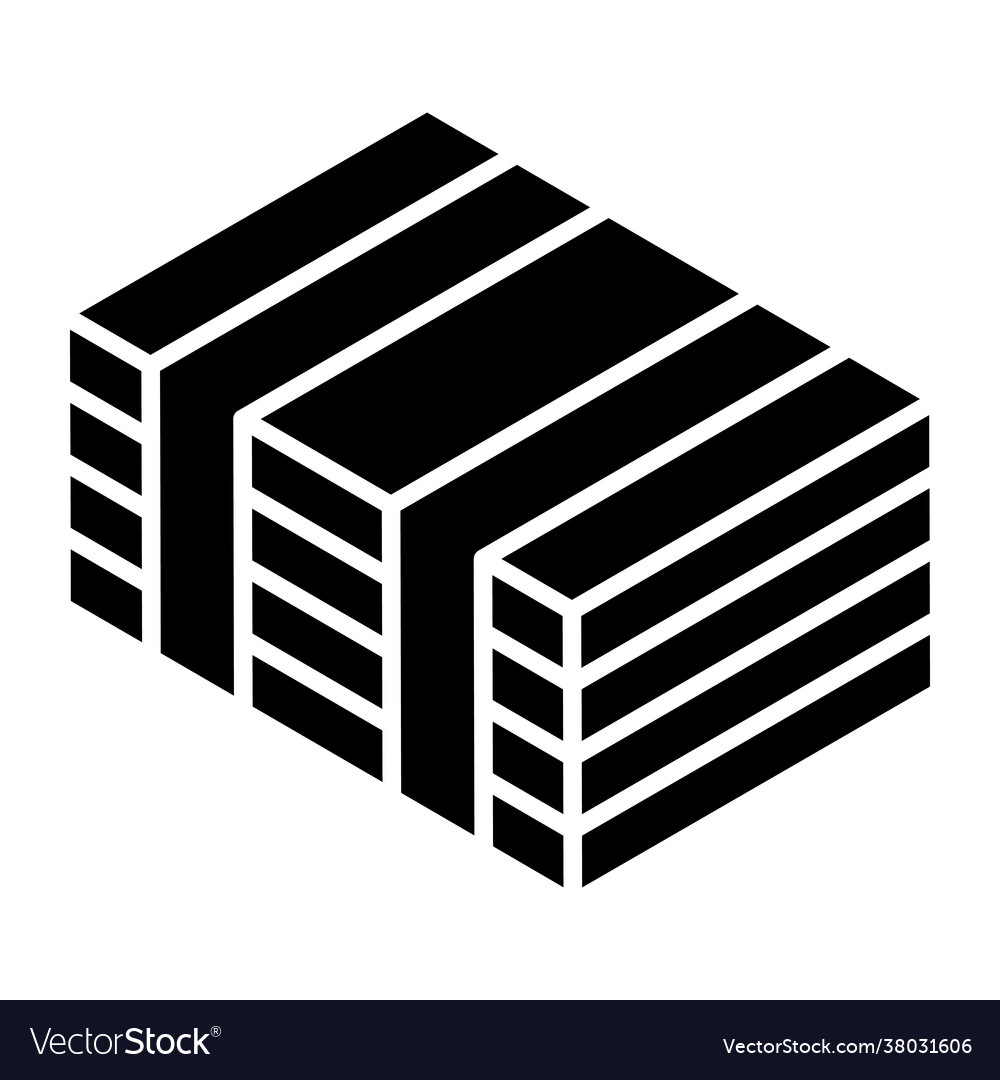 Tiles stack Royalty Free Vector Image - VectorStock