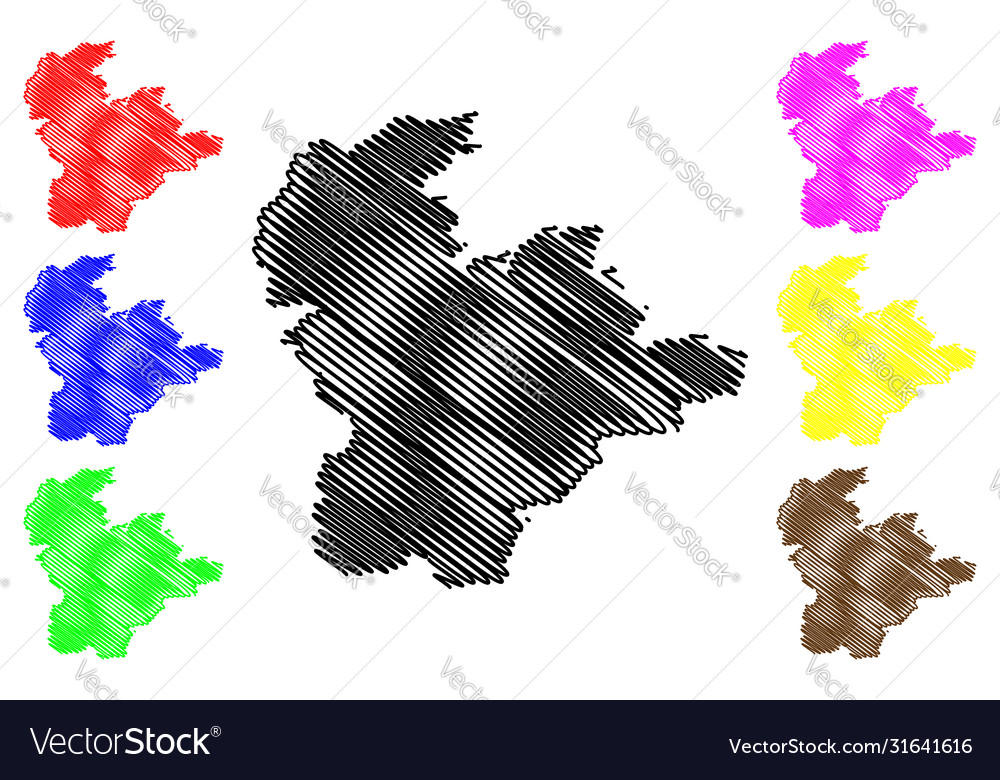 Klagenfurt City Republic Austria Carinthia Map Vector Image