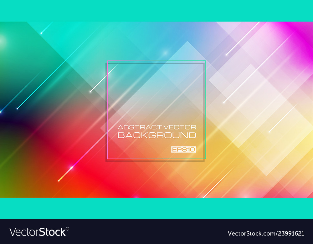 Abstract geometric shapes colorful background Vector Image