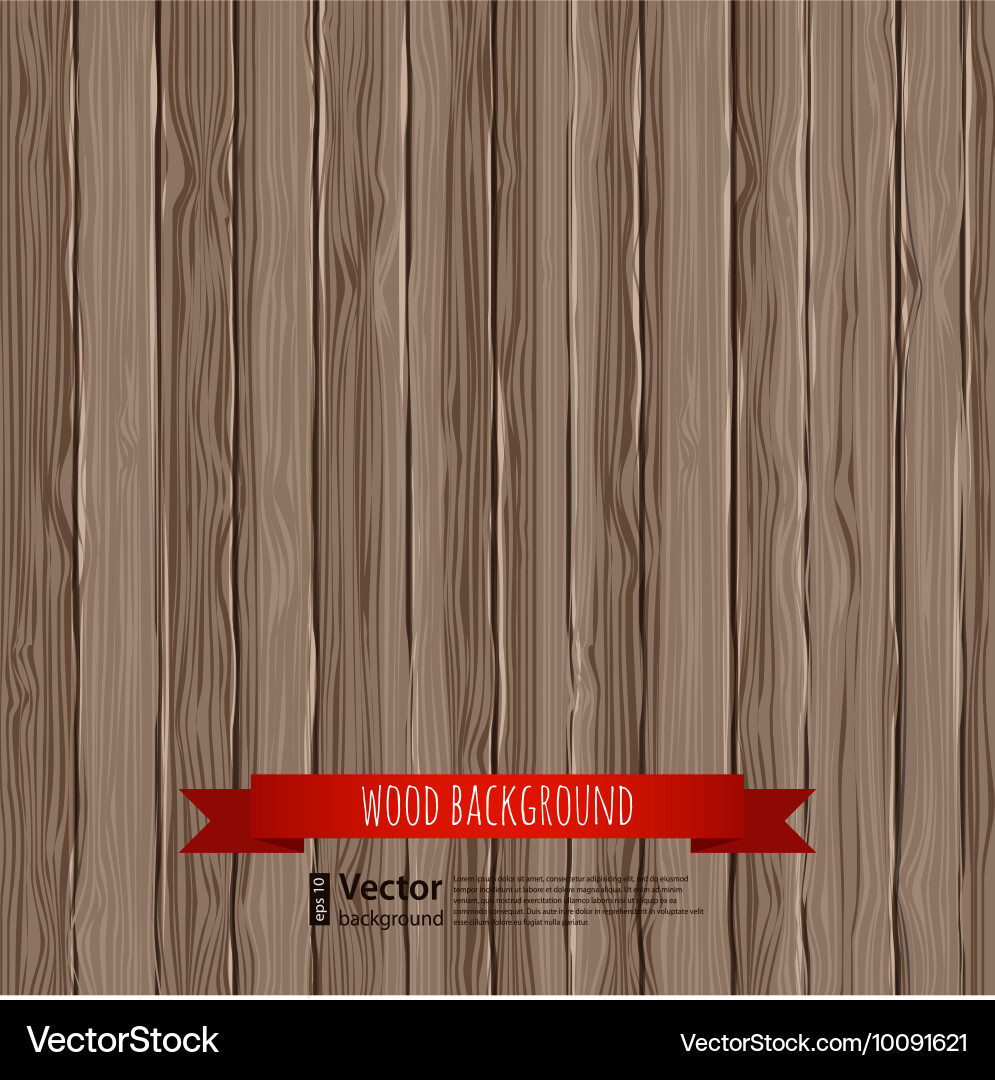 Wood background Royalty Free Vector Image - VectorStock