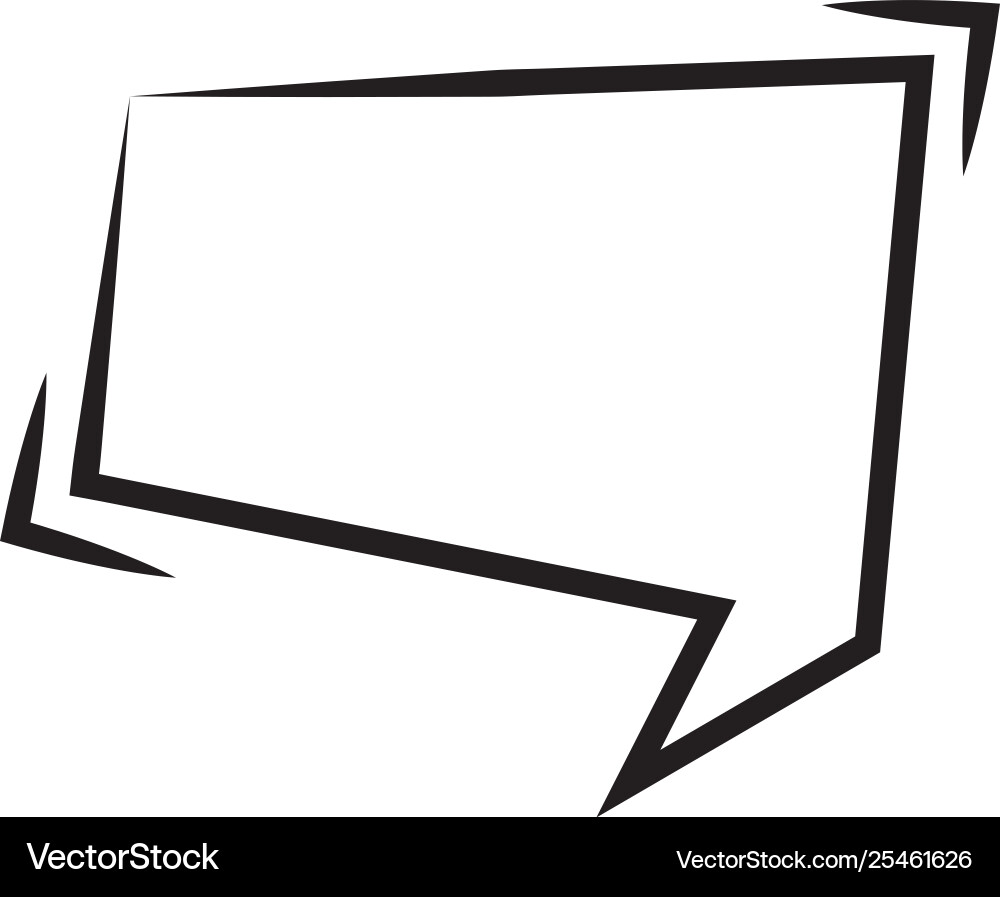 Comic speech bubble Royalty Free Vector Image - VectorStock