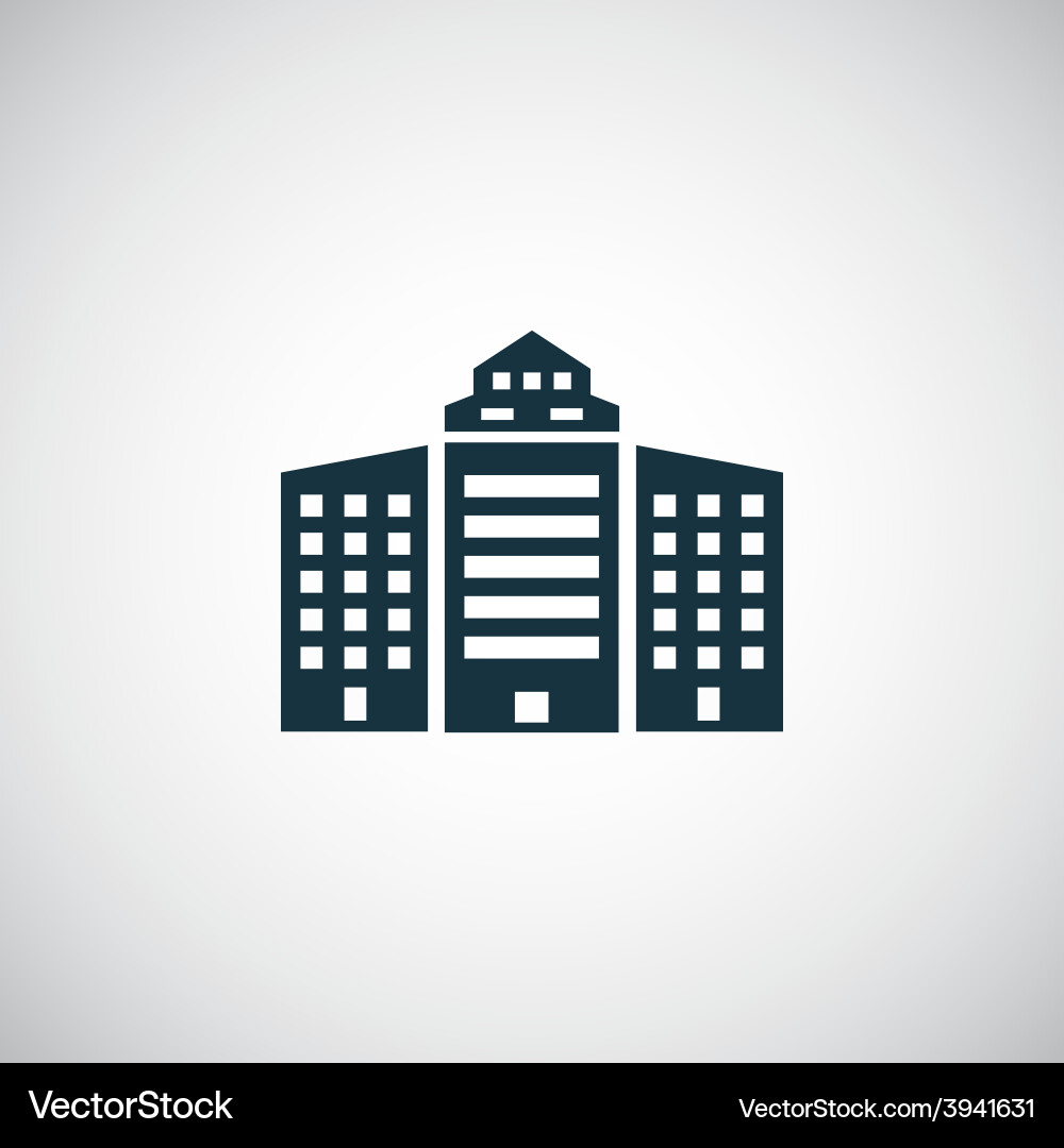 Building icon Royalty Free Vector Image - VectorStock