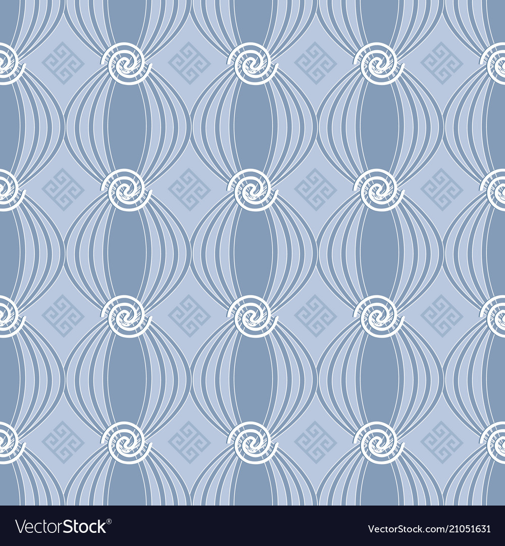 Greek spiral seamless pattern Royalty Free Vector Image