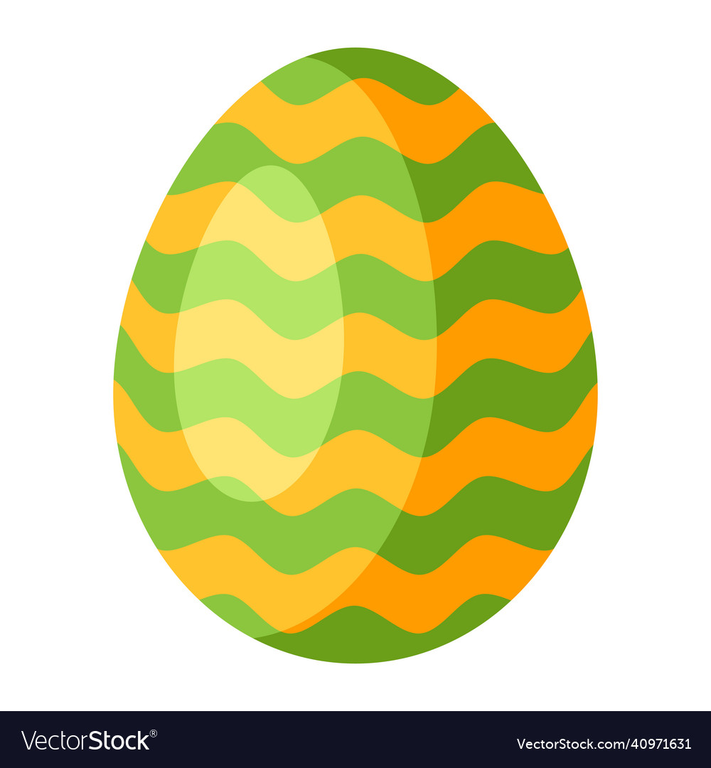 Happy easter decorative egg