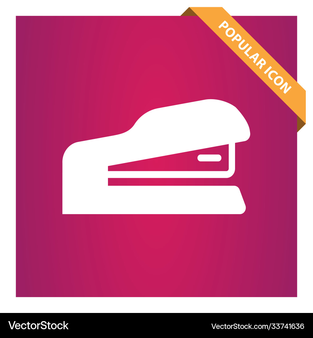 Office stapler icon Royalty Free Vector Image - VectorStock