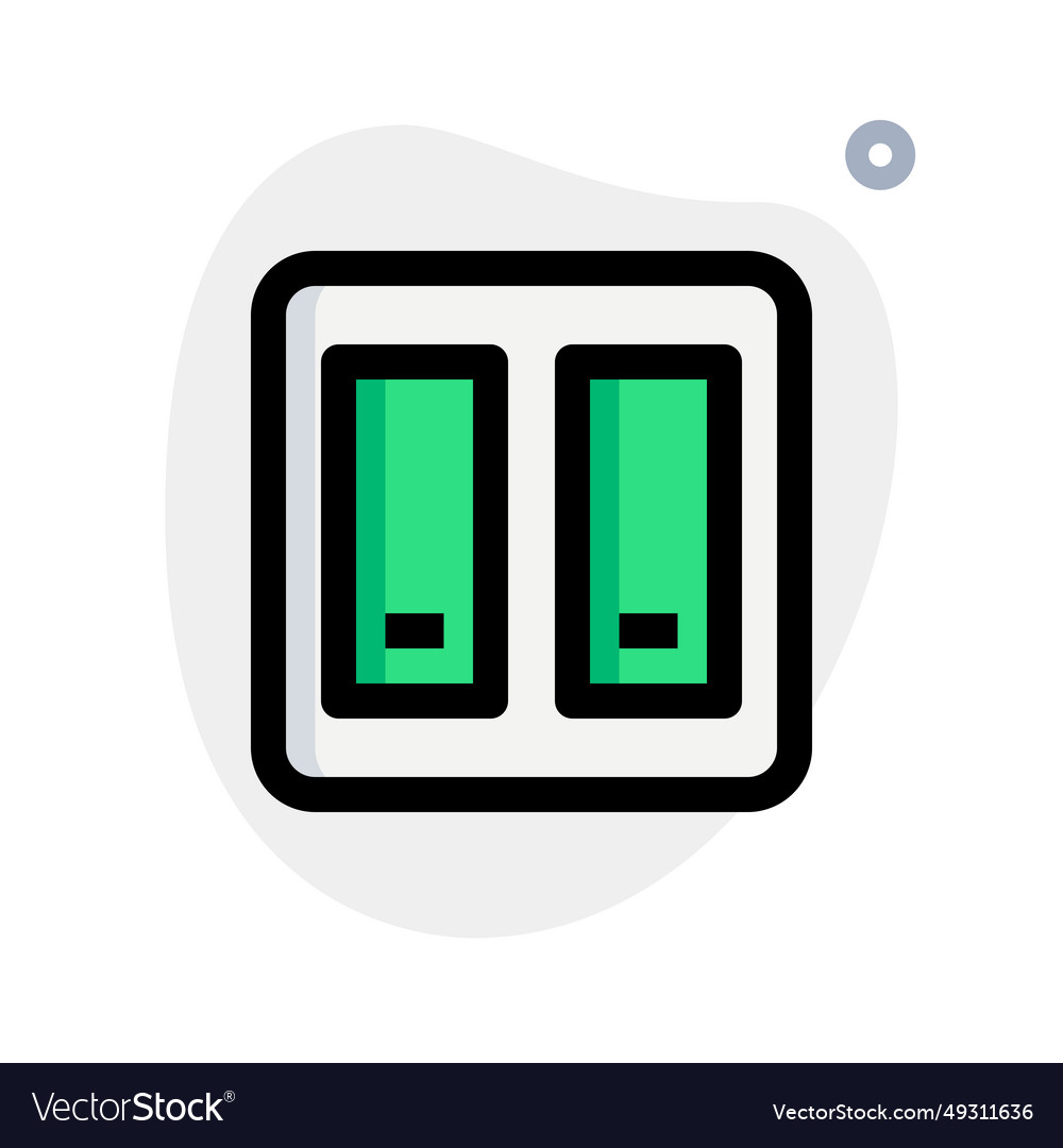 Switch device to control circuit onoff state Vector Image