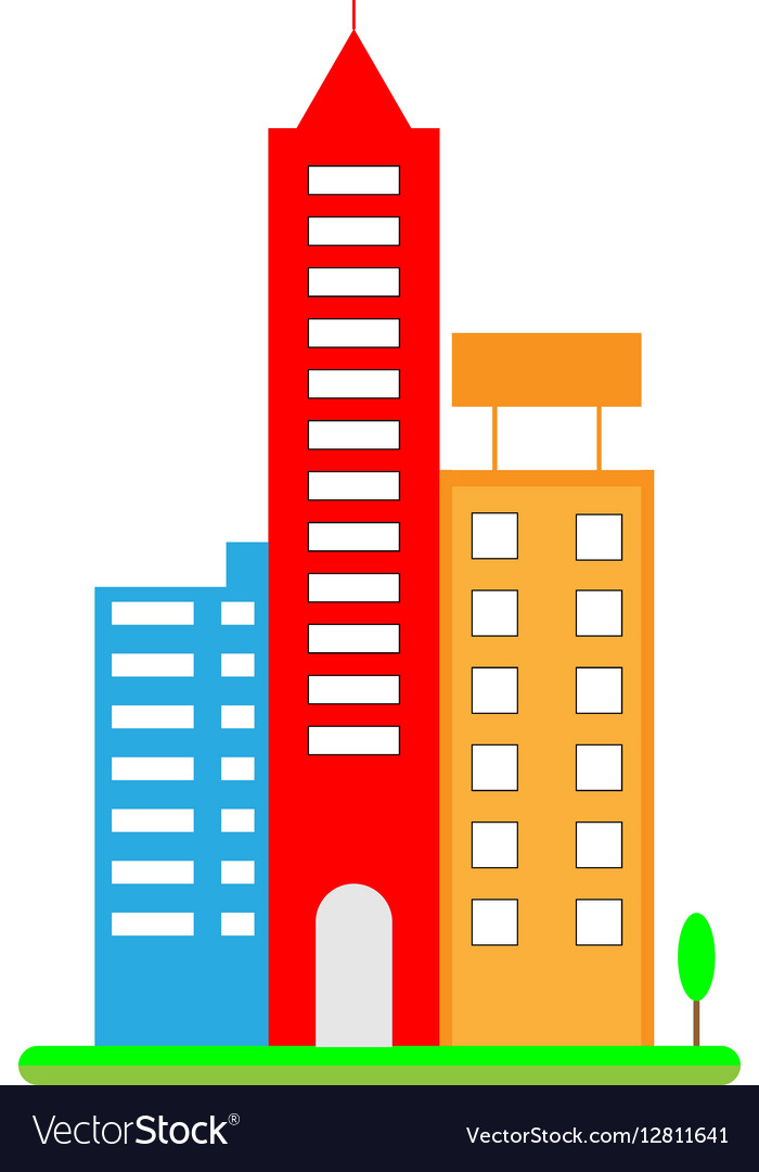 Building Royalty Free Vector Image - VectorStock