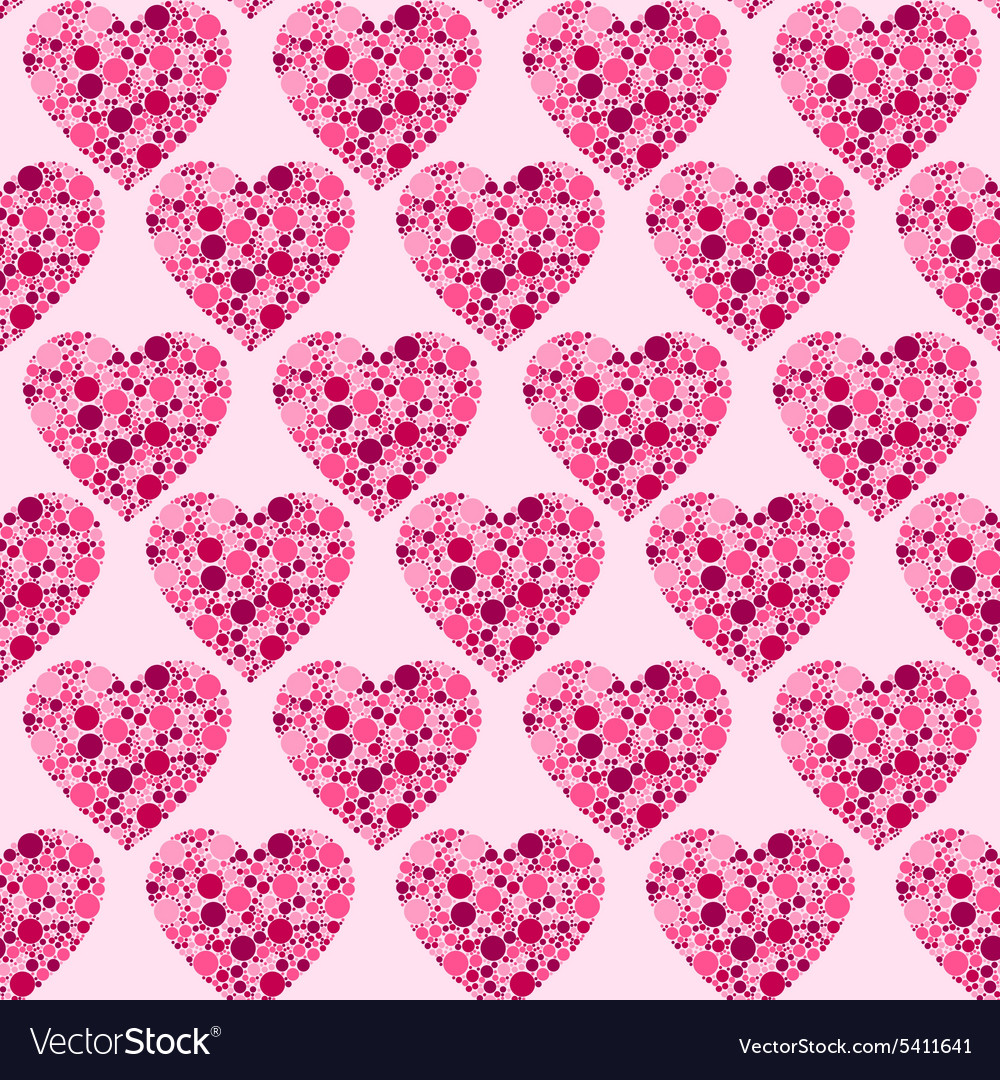 Hearts pattern Royalty Free Vector Image - VectorStock