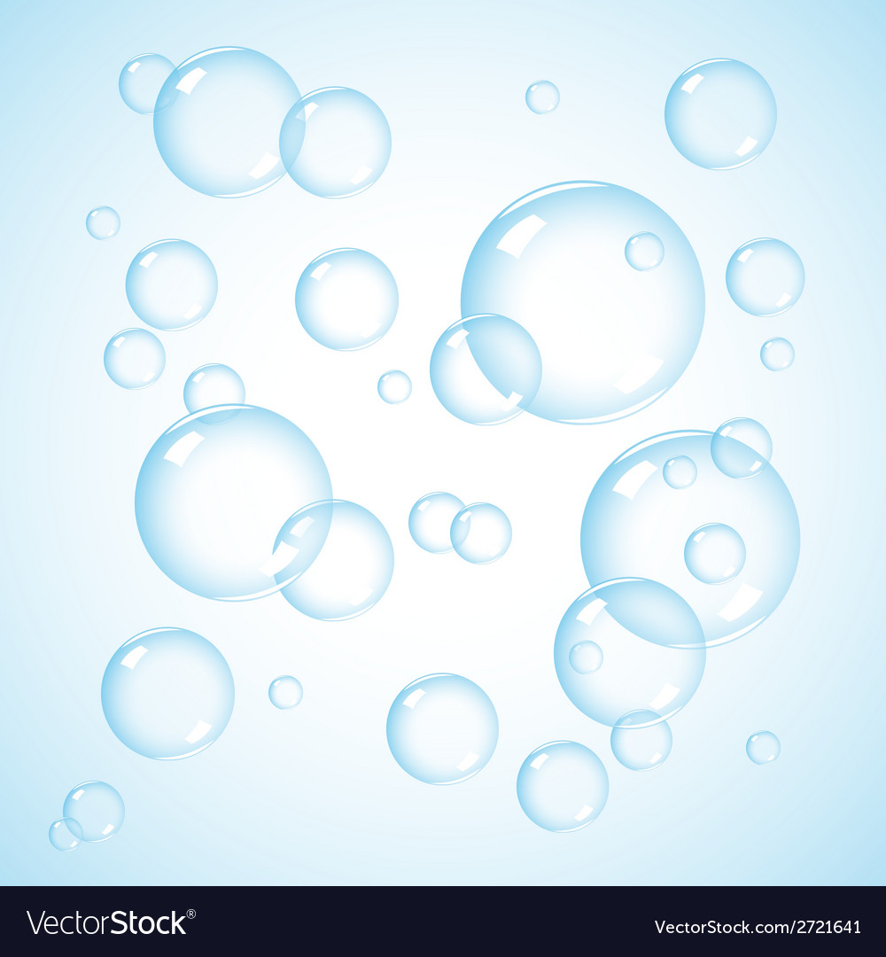 Soap bubbles Royalty Free Vector Image - VectorStock