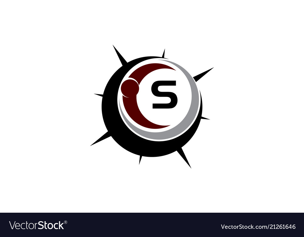 Insights Guide Initial S Logo Design Template Vector Image