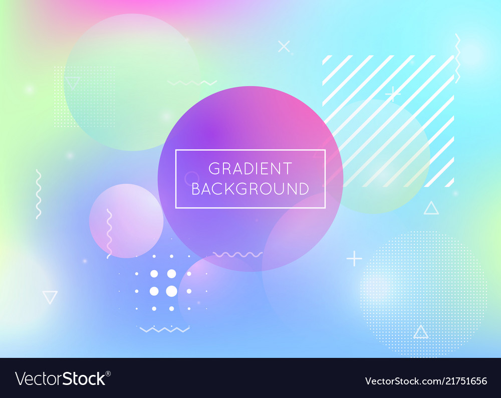 Bauhaus background with liquid shapes dynamic Vector Image