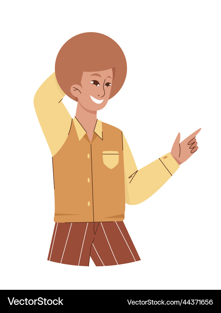 Happy Man Icon Royalty Free Vector Image Vectorstock